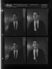 Portrait of man (4 Negatives) 1959, undated [Sleeve 43, Folder e, Box 19]